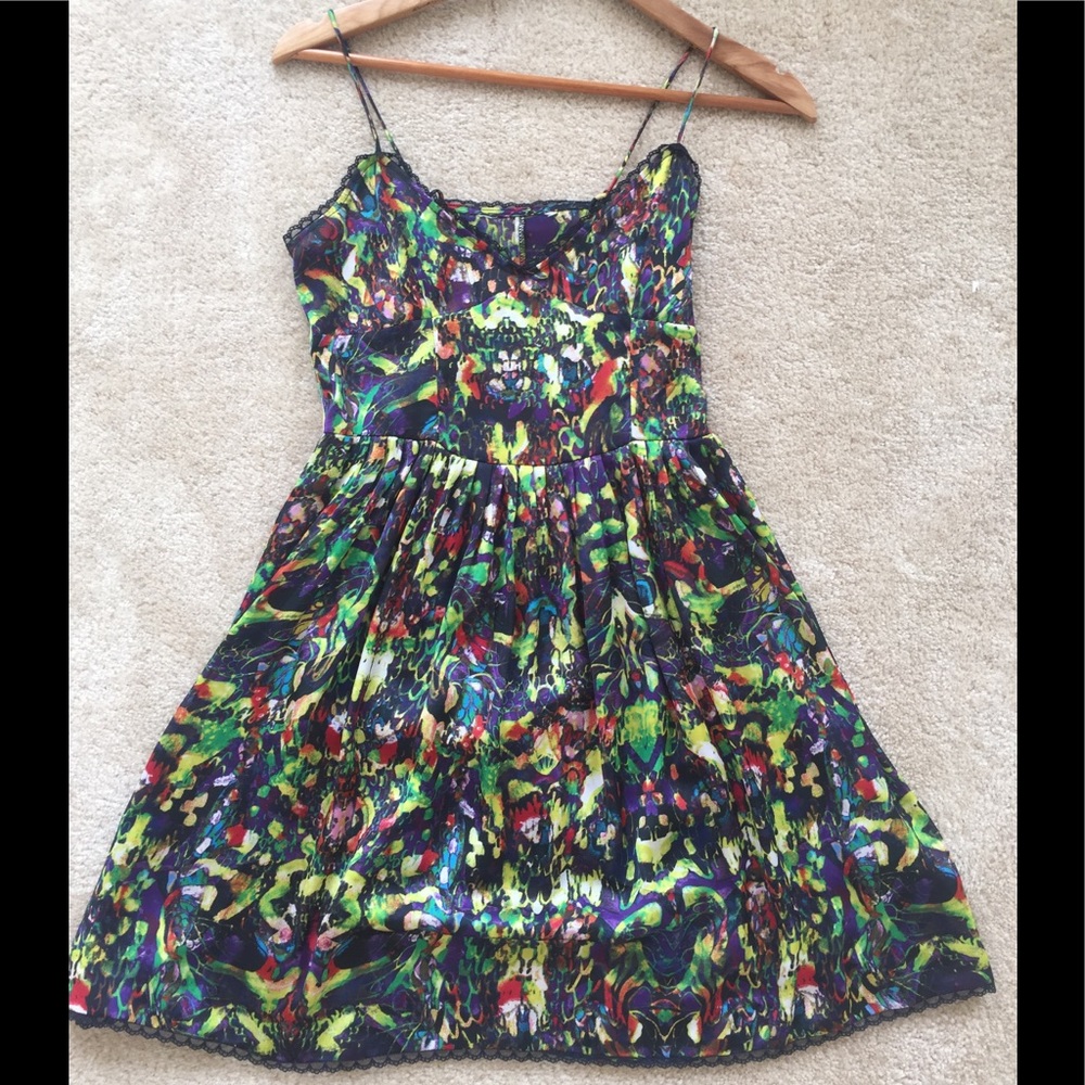 B.B. Dakota Multicolored Slip Dress